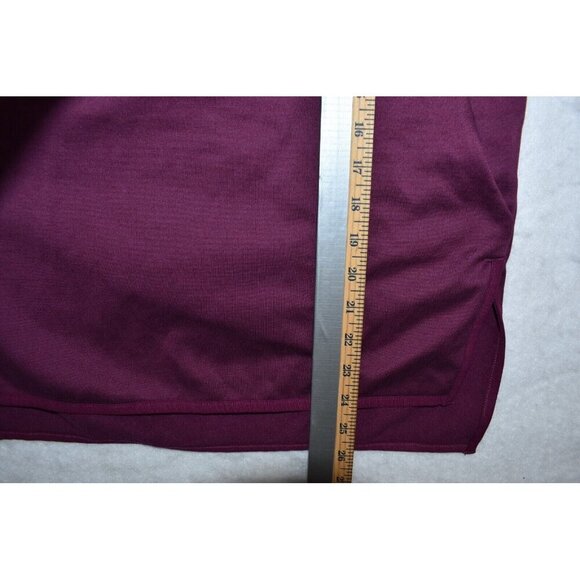 The North Face Canyonlands Women's Tunic Size S Pullover Maroon Sweatshirt - Picture 12 of 12